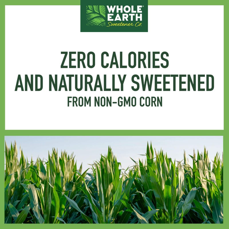 WHOLE EARTH 100% Erythritol Zero Calorie Plant-Based Sugar Alternative, 4 Pound Pouch (Packaging May Vary ) - Image 2